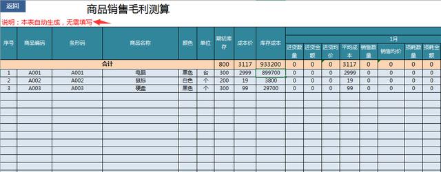 进销存出入库管理系统，自动汇总生成数据，便捷管理超轻松